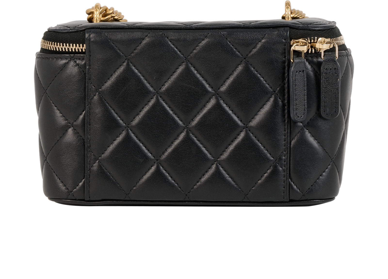 Coco Crush Vanity Case, &pound;2,200, Handbags, Black, Lambskin Leather, Back view